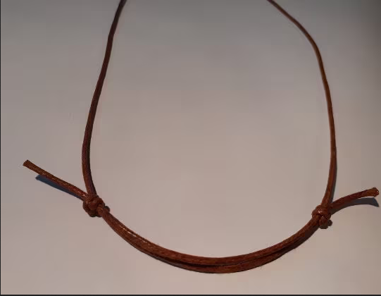 Messianic Star of David Necklace: Christian Cross Pendant in Cherry Wood