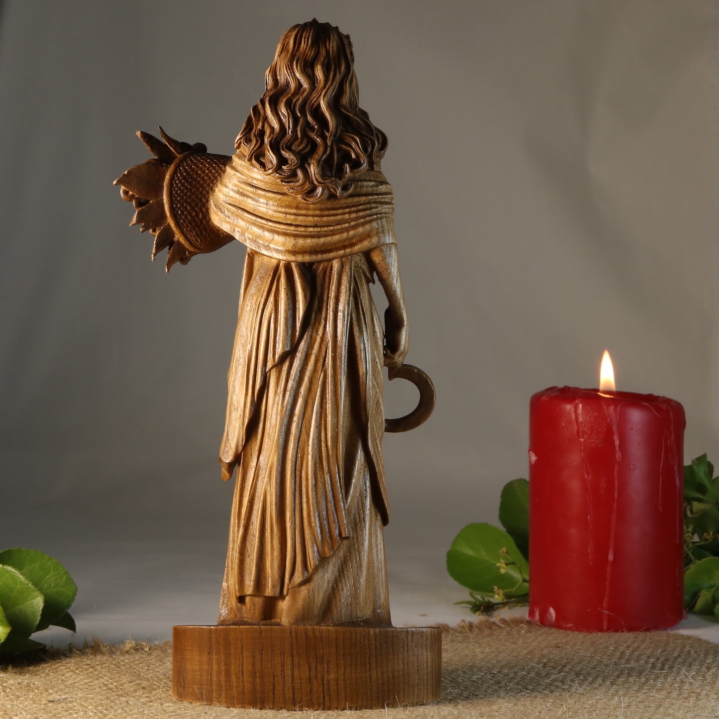Demeter Greek mythology Demeter statue Greek statue Greek goddess Demeter goddess Goddess statue Greek goddess statue Home decor Wood statue