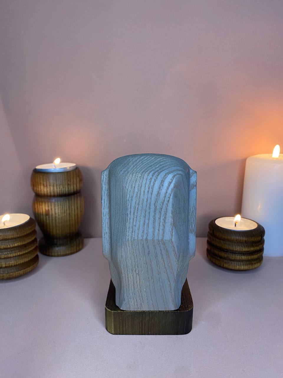 Moai statue Easter island statue Easter island head Moai head Moai wood carving Tiki bar Easter island Rapa nui Moai woodart Bust sculpture