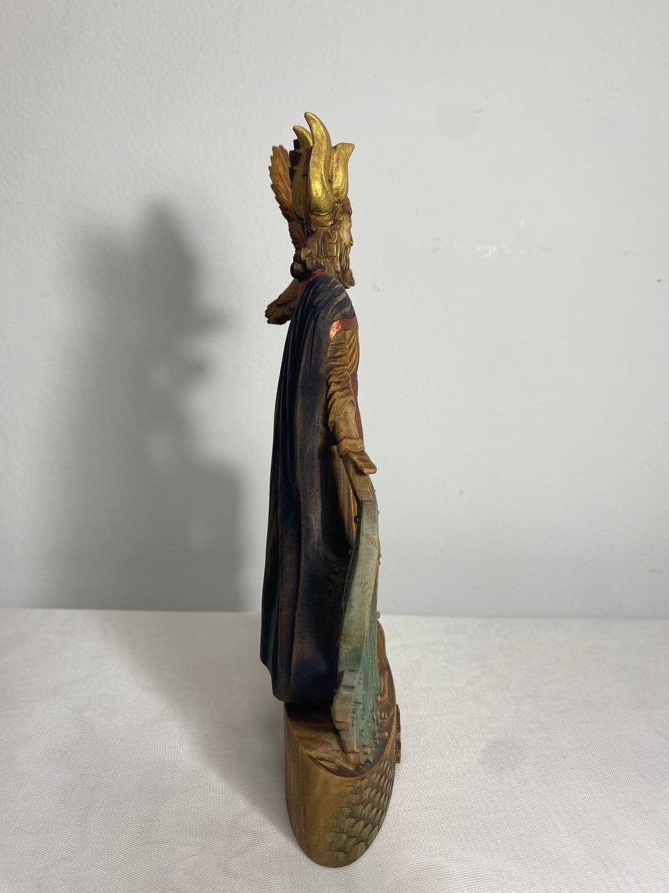 Enki Sumerian wooden statue Ancient aliens Babylon Enlil Wood carved