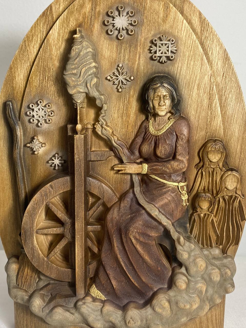 Holda Norse statue Frau holle Winter goddess Norse gods Germanic Norse altar Germanic mythology Altar statue Holda goddess Pagan décor