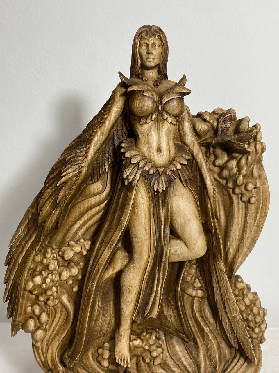 Fand Irish goddess Ledi bird Bird goddess statue Celtic god Sea goddess Altar statue Celtic goddess Celtic statue Celtic mythology