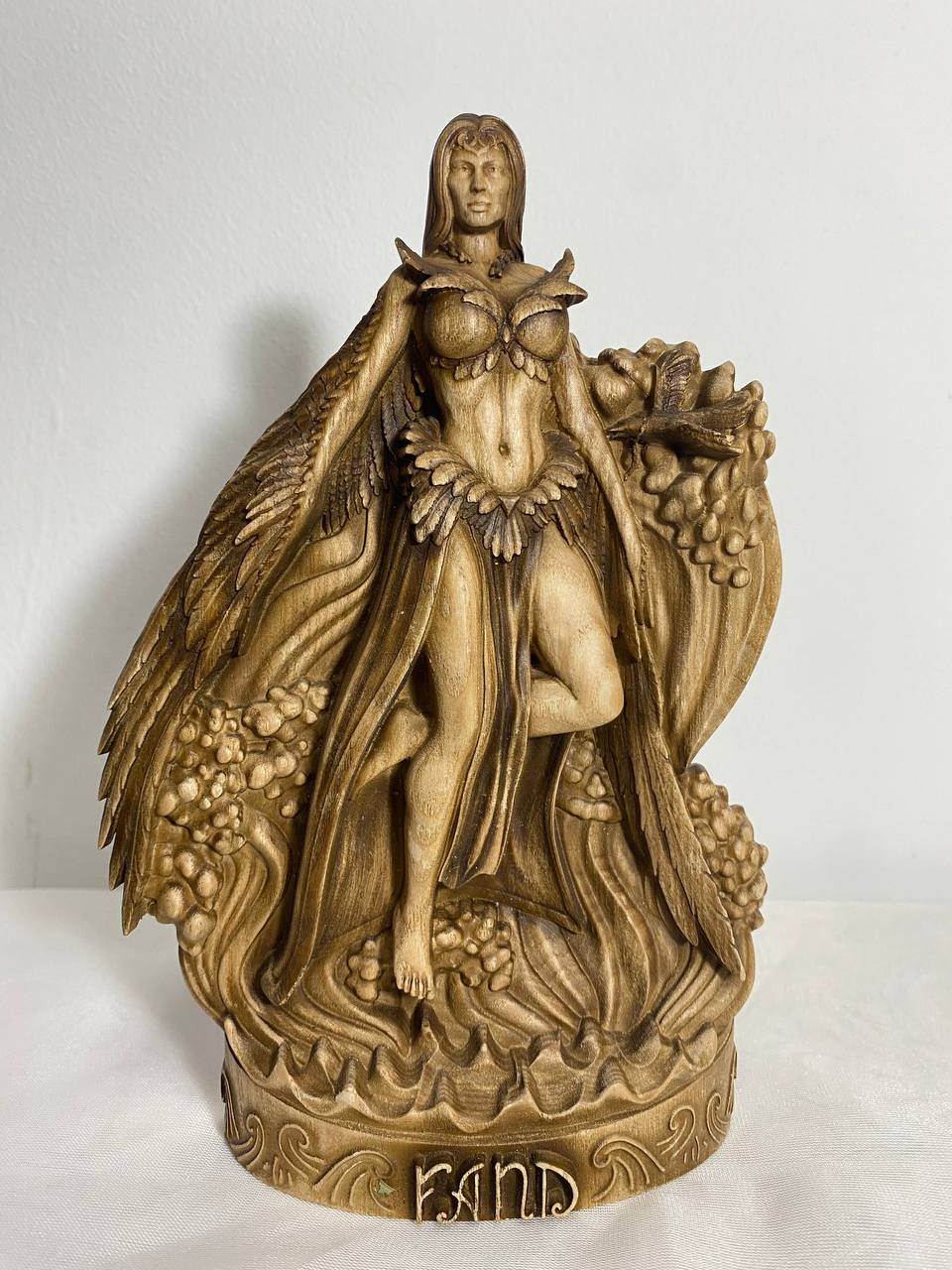 Fand Irish goddess Ledi bird Bird goddess statue Celtic god Sea goddess Altar statue Celtic goddess Celtic statue Celtic mythology
