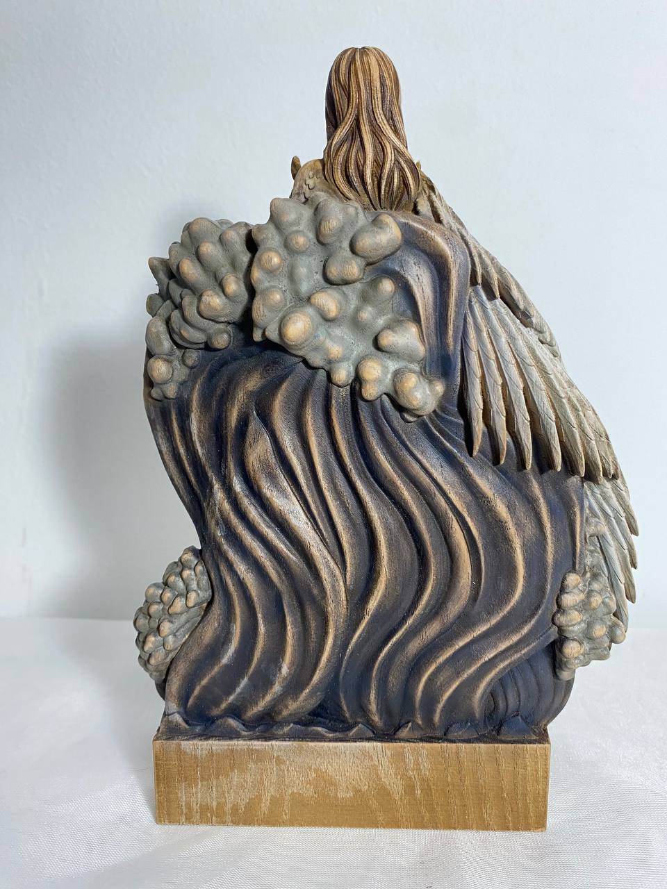 Fand Irish goddess Ledi bird Bird goddess statue Celtic god Sea goddess Altar statue Celtic goddess Celtic statue Celtic mythology