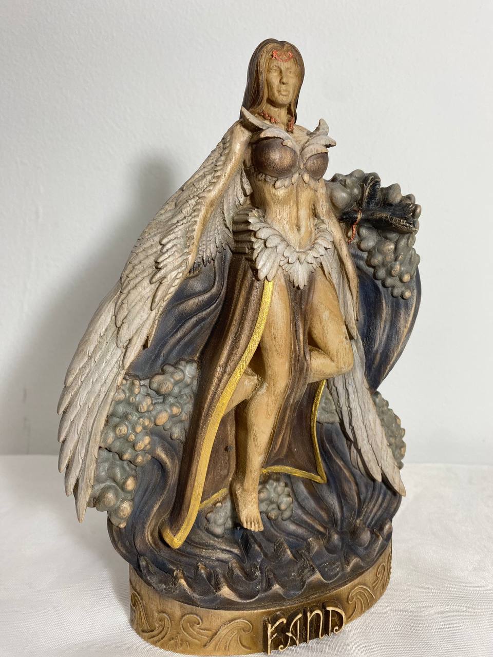 Fand Irish goddess Ledi bird Bird goddess statue Celtic god Sea goddess Altar statue Celtic goddess Celtic statue Celtic mythology