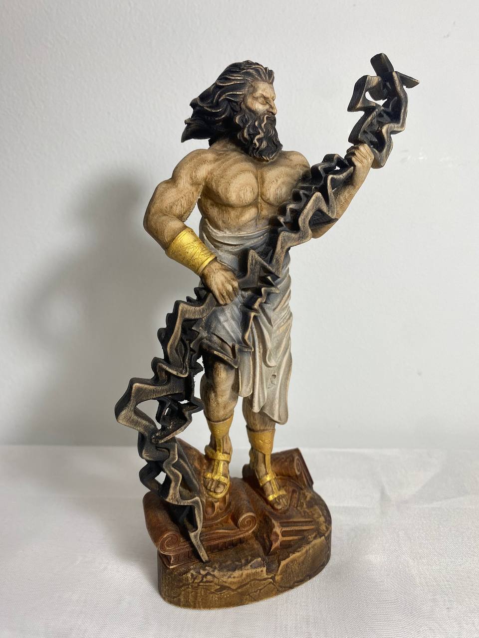 Statue of Zeus Greek Statue Ancient Greece Greek Sculpture Greek Goddess Greek Mythology Zeus Sculpture Greek Decor Greek Art Roman Statue Zeus