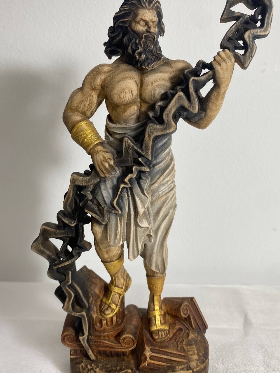 Statue of Zeus Greek Statue Ancient Greece Greek Sculpture Greek Goddess Greek Mythology Zeus Sculpture Greek Decor Greek Art Roman Statue Zeus