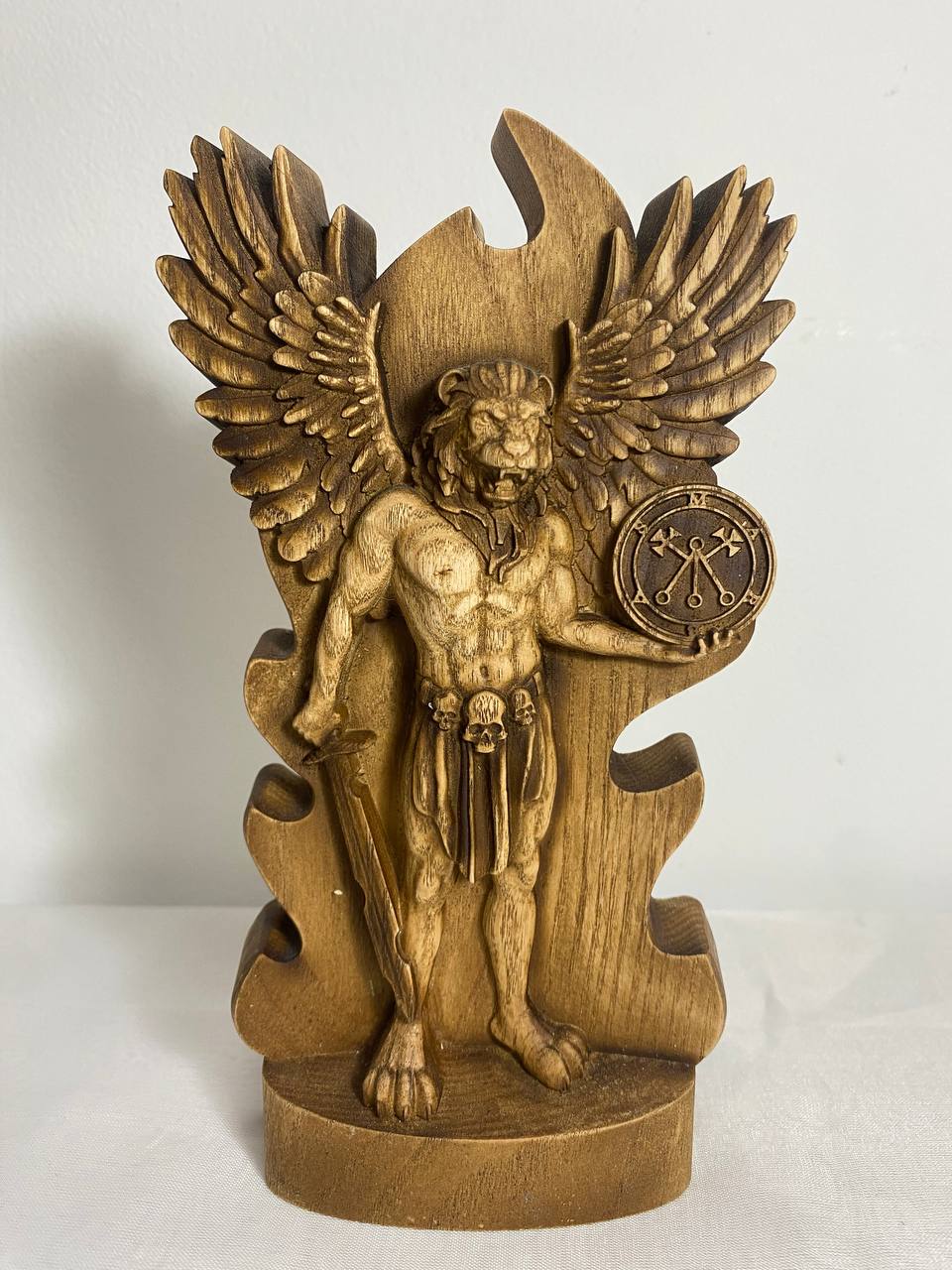 Marbas Demon statue Marbas demon Goetia demon Pagan altar Satanic statue Demonologystatue Wichcraft statue Marbas sigil