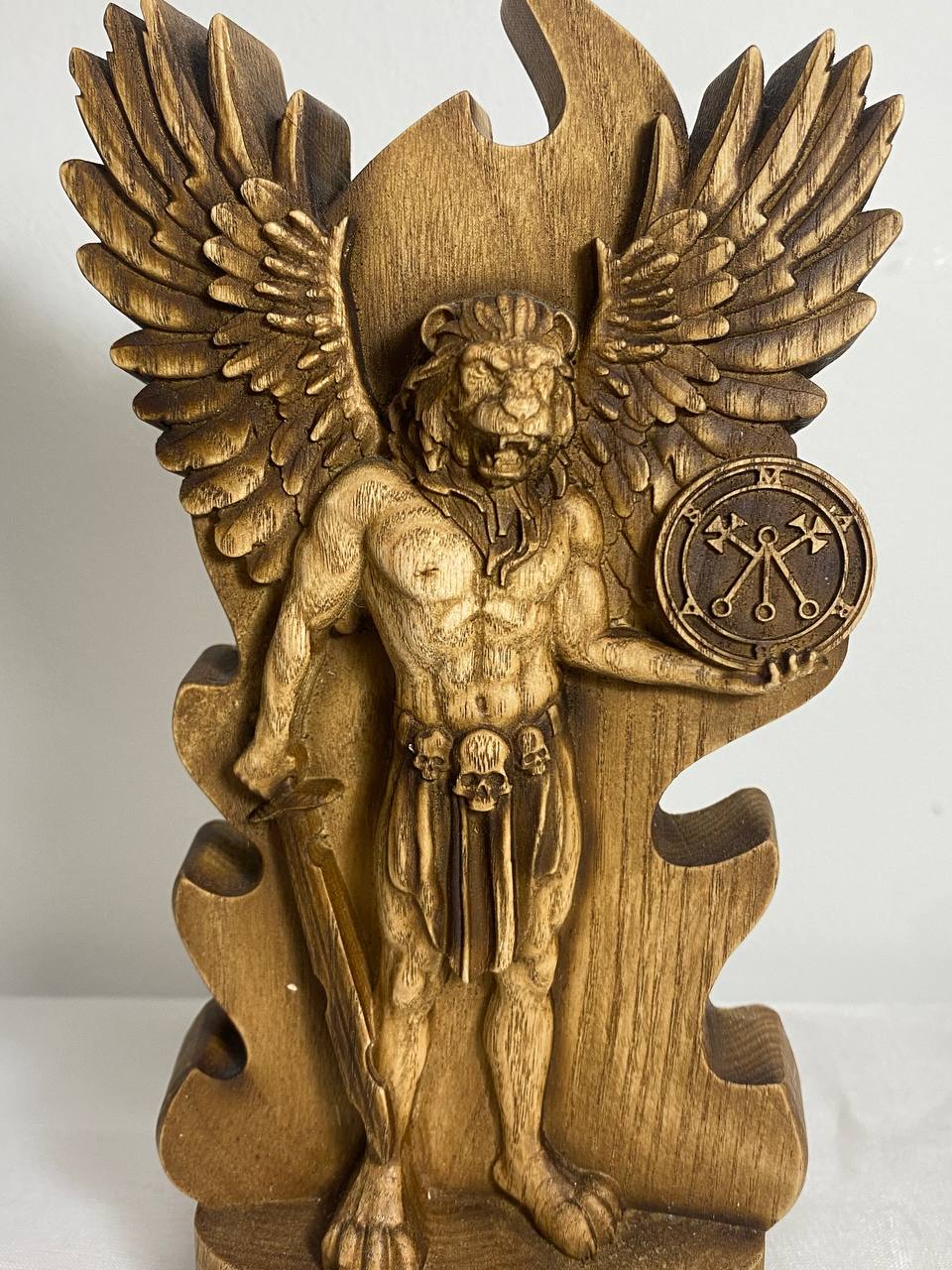 Marbas Demon statue Marbas demon Goetia demon Pagan altar Satanic statue Demonologystatue Wichcraft statue Marbas sigil