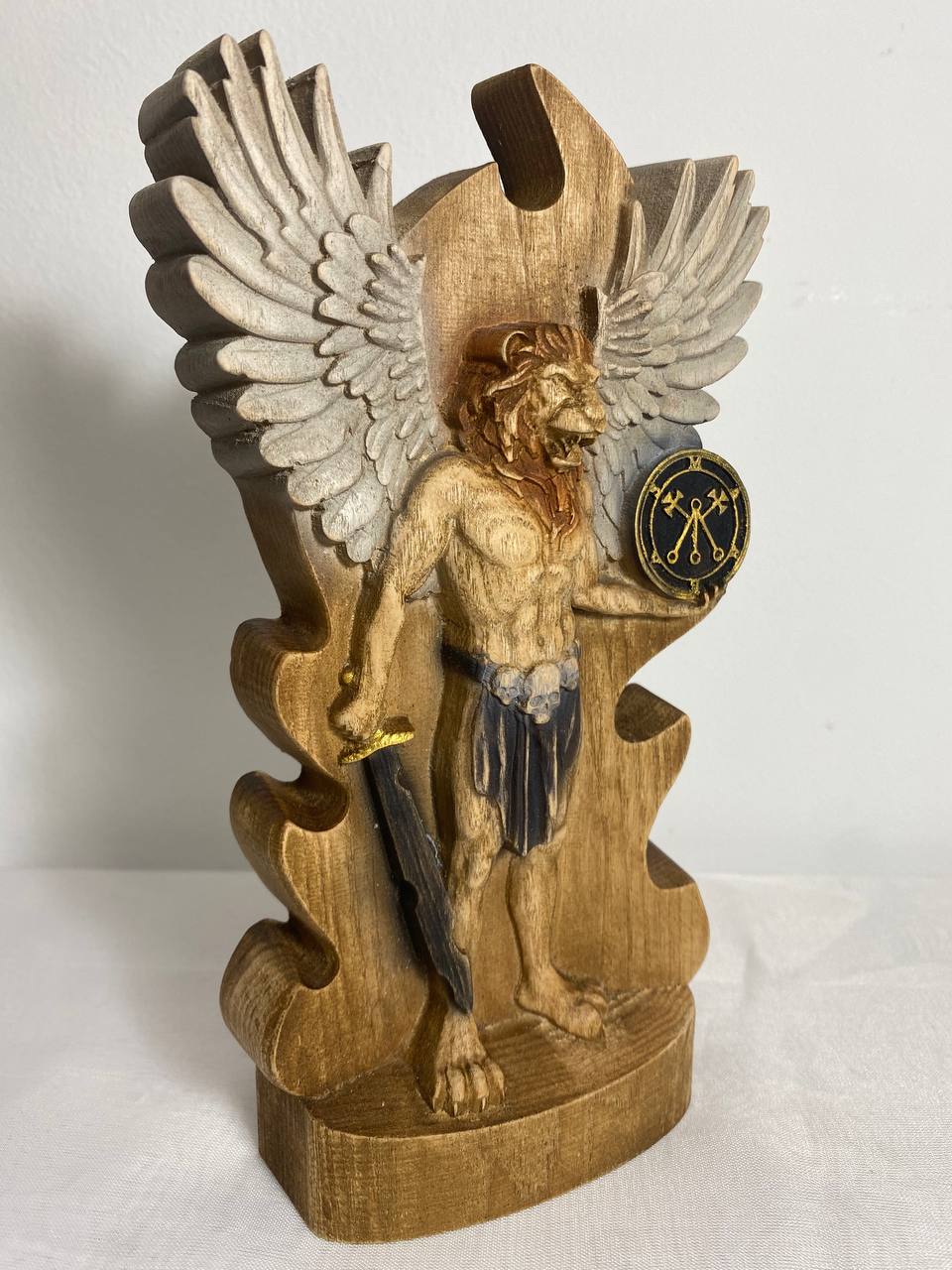 Marbas Demon statue Marbas demon Goetia demon Pagan altar Satanic statue Demonologystatue Wichcraft statue Marbas sigil