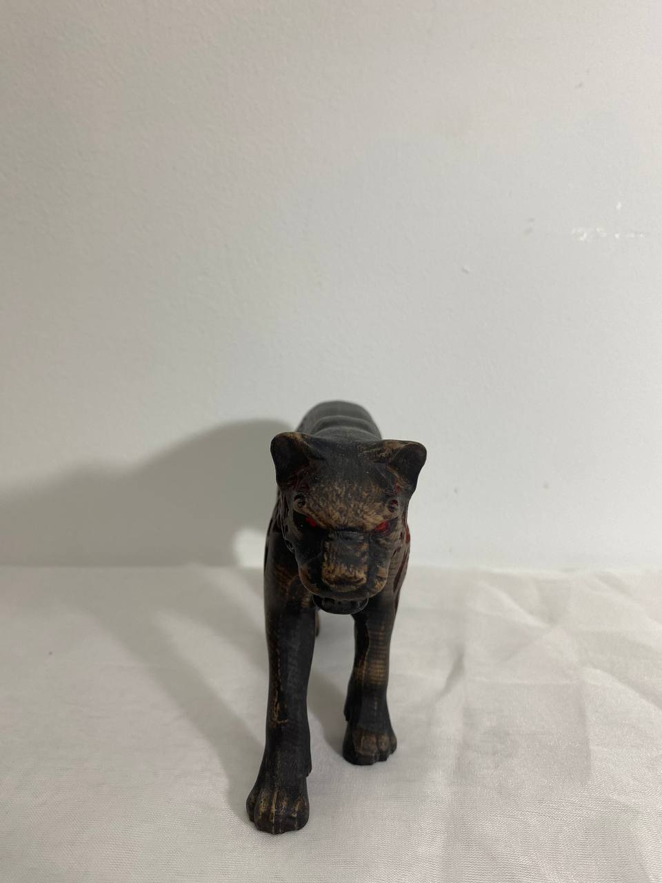 Panther statue Panther figurine Panther sculpture Black panther Panther art Panther living décor Wood carving animal