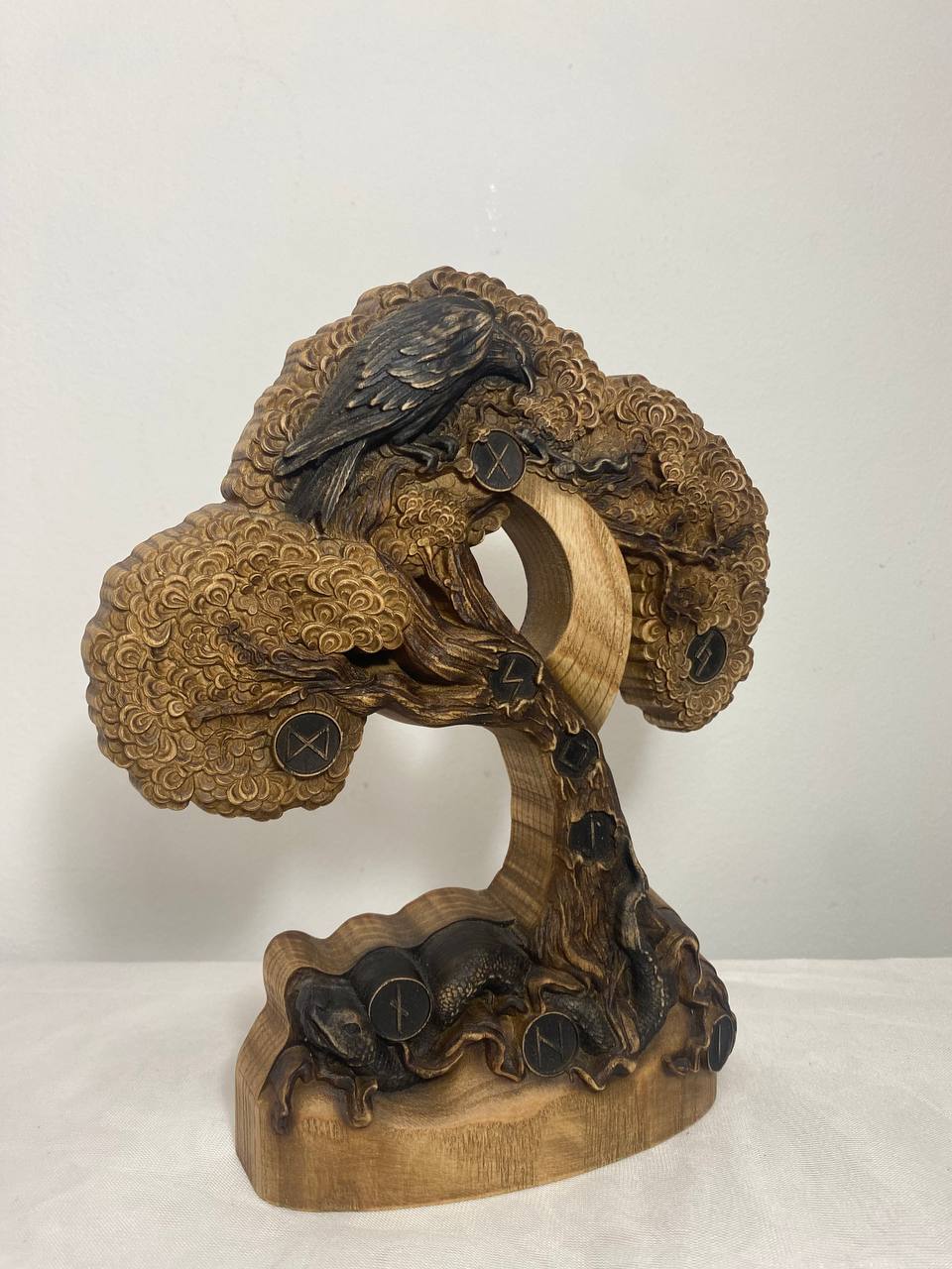 Celtic Tree of Life Yggdrasil Wood Carving