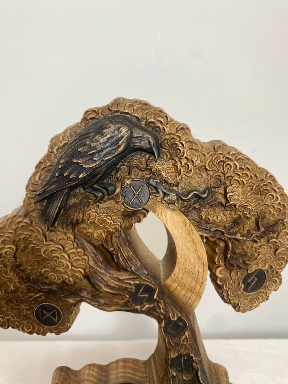 Celtic Tree of Life Yggdrasil Wood Carving