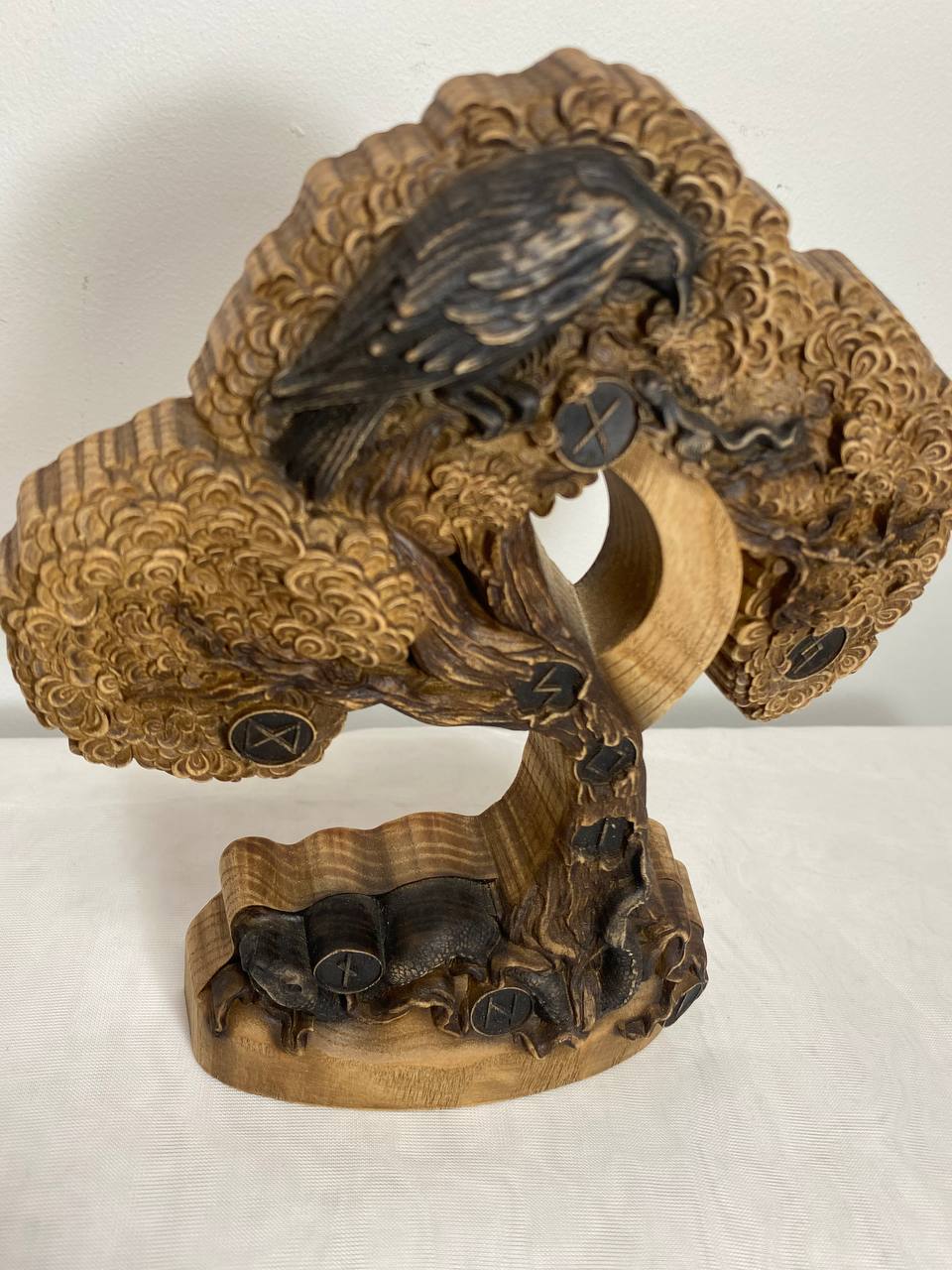 Celtic Tree of Life Yggdrasil Wood Carving