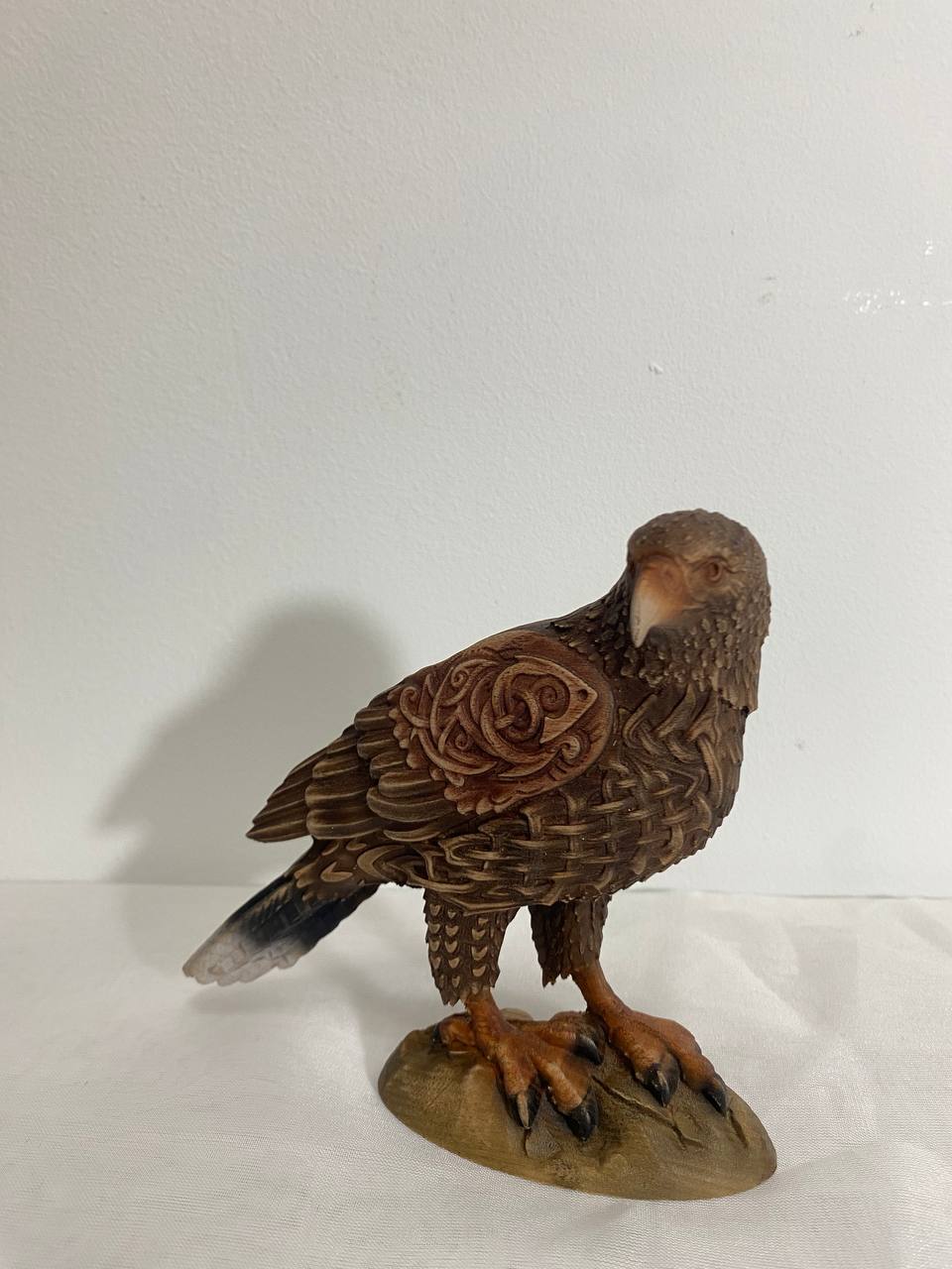 Hawk Hawk statue Eagle statue American eagle Bird of prey Celtic carving Celtic hawk Celtic mythology Hawk figurine Hawk art Bird statue