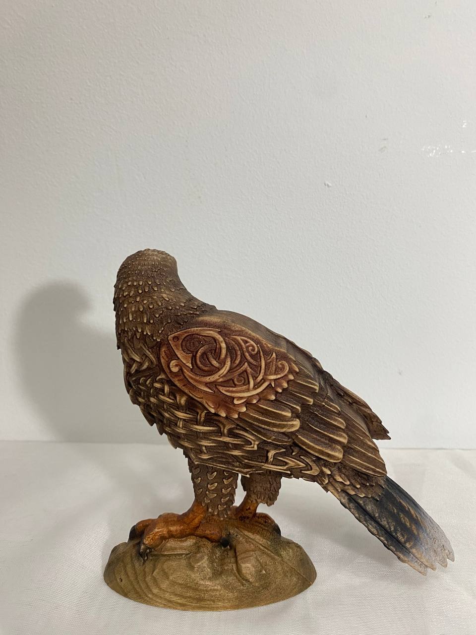 Hawk Hawk statue Eagle statue American eagle Bird of prey Celtic carving Celtic hawk Celtic mythology Hawk figurine Hawk art Bird statue