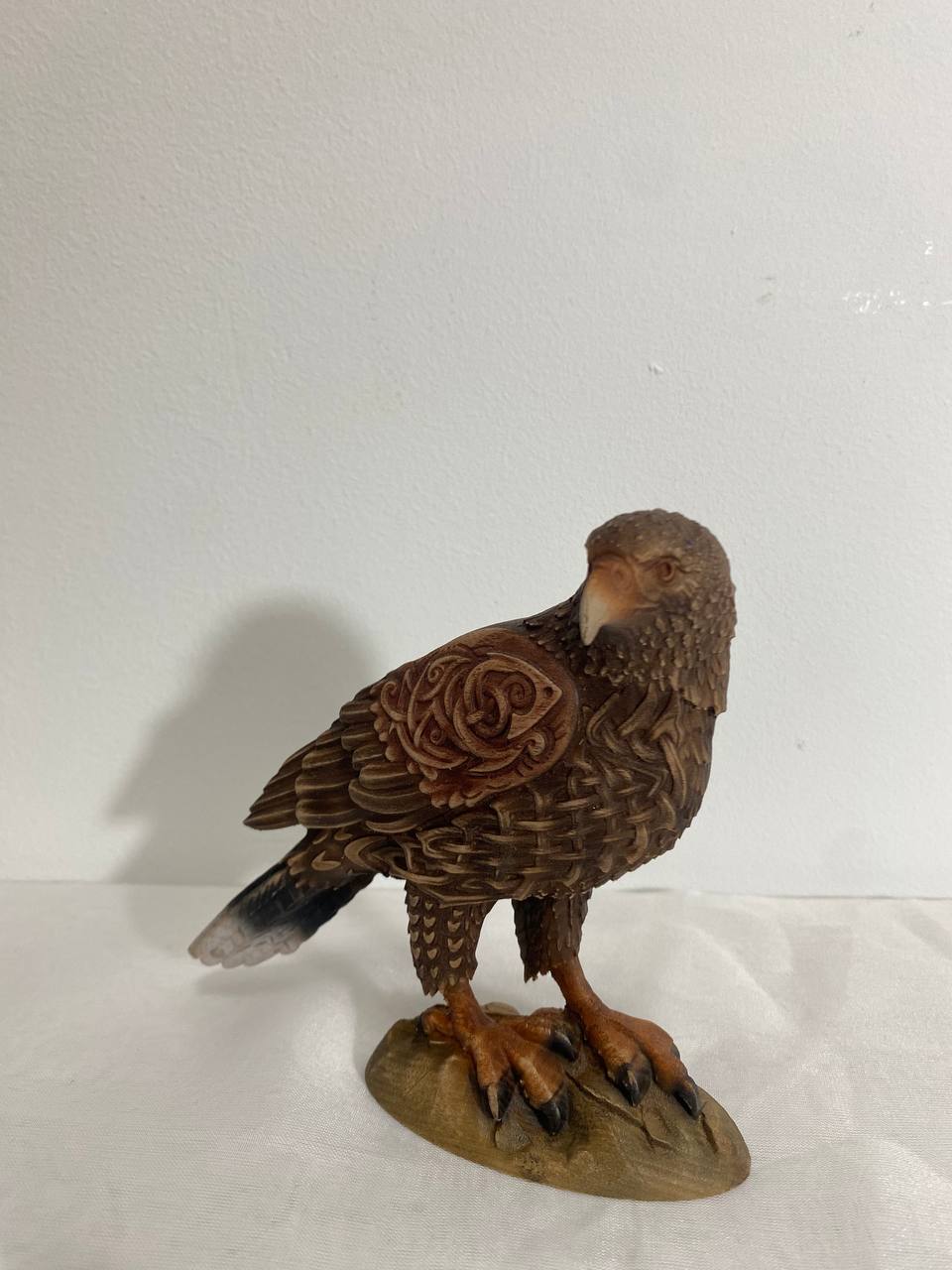 Hawk Hawk statue Eagle statue American eagle Bird of prey Celtic carving Celtic hawk Celtic mythology Hawk figurine Hawk art Bird statue