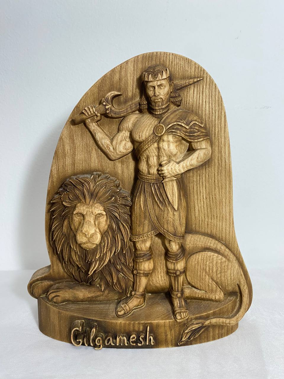 Gilgamesh statue Sumerian statue Sumerian gods Babylonian statue Ancient mesopotamian Epic gilgamesh Sumerian art Sumerian decor