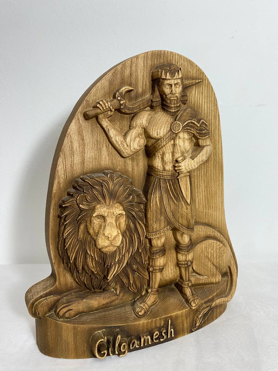 Gilgamesh statue Sumerian statue Sumerian gods Babylonian statue Ancient mesopotamian Epic gilgamesh Sumerian art Sumerian decor