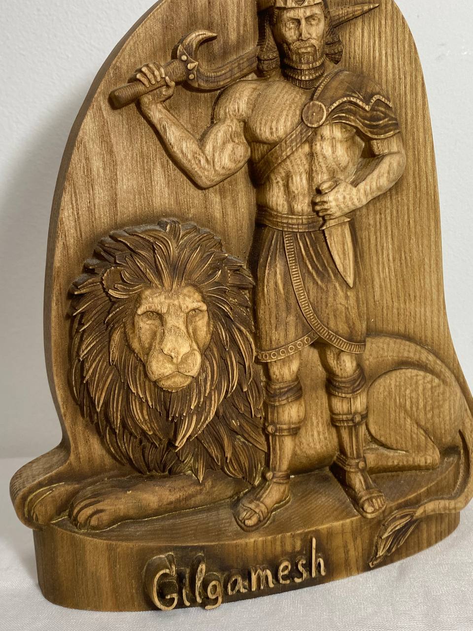 Gilgamesh statue Sumerian statue Sumerian gods Babylonian statue Ancient mesopotamian Epic gilgamesh Sumerian art Sumerian decor