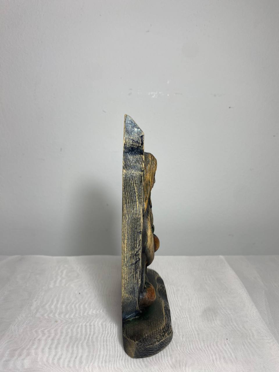 Idunn Pagan goddess statue Mini altar kit Wooden statue