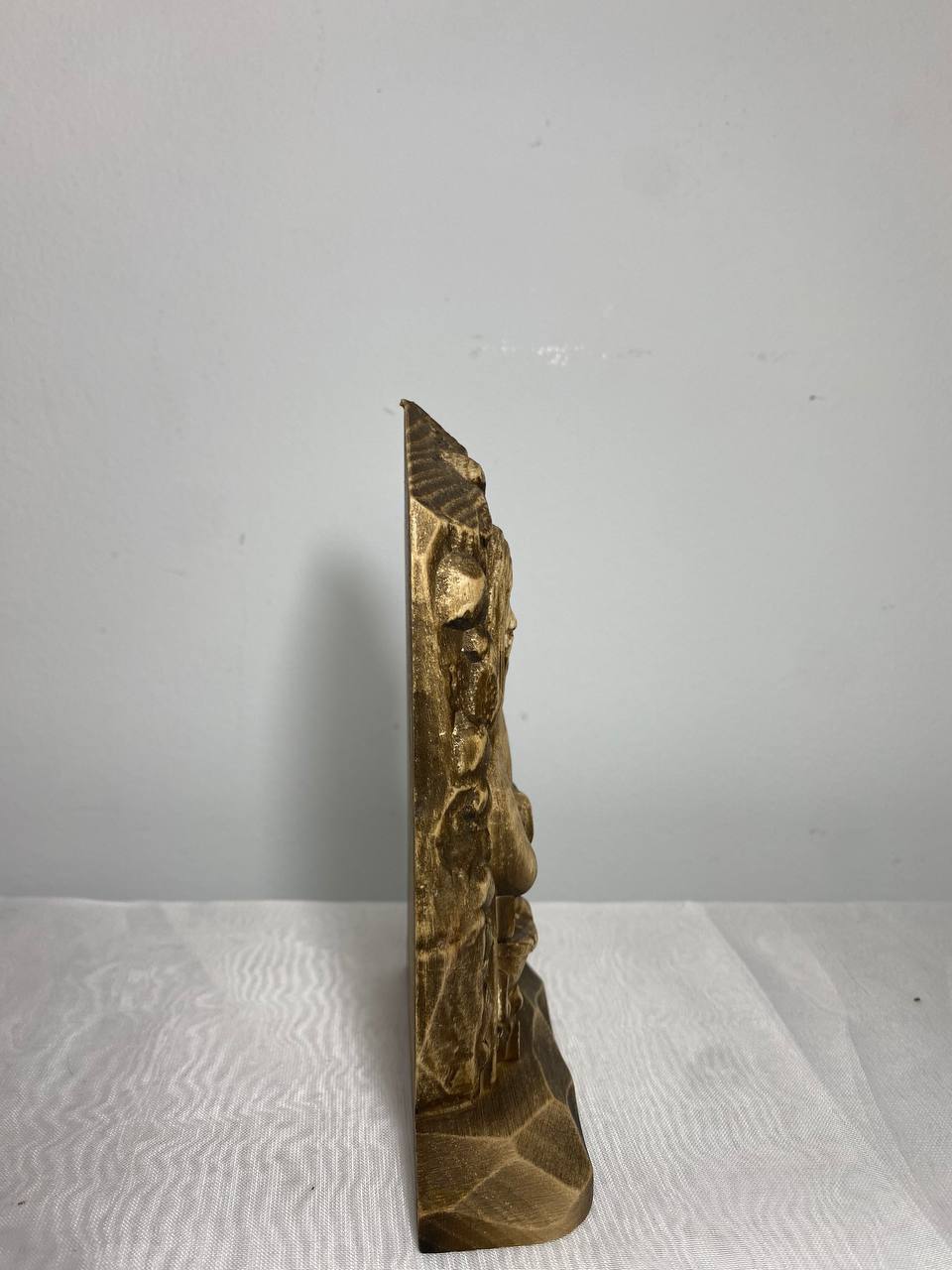 Handcrafted Prosperity The Dagda Statue of Wealth and Abundance in Norse Pagan Style