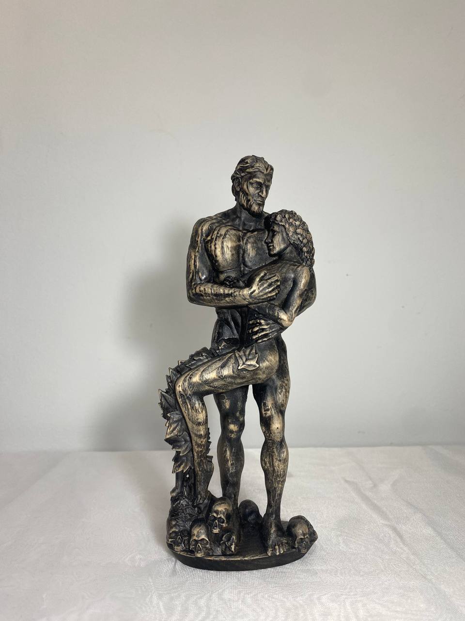 Hades and persephone Persephone statue Hades statue Hades altar Persephone altar Greek mythology Greek gods Persephone art Greek statue