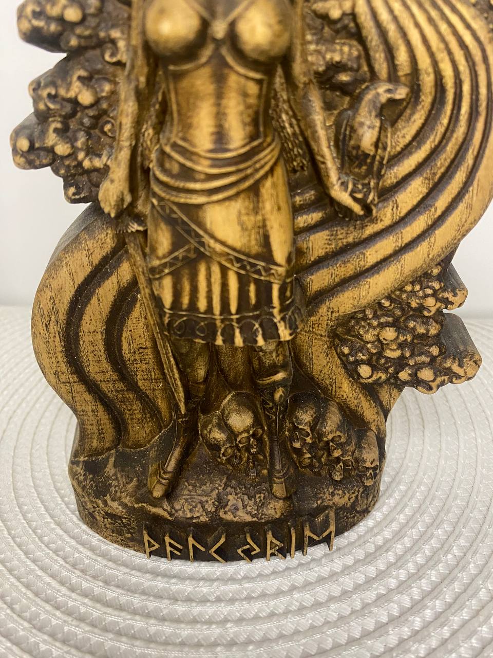 Valkyrie Norse Goddess Wooden Statue