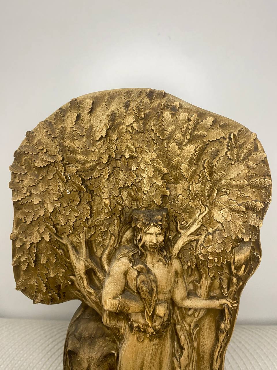 Oak king Holly king Norse mythology Woodcarving