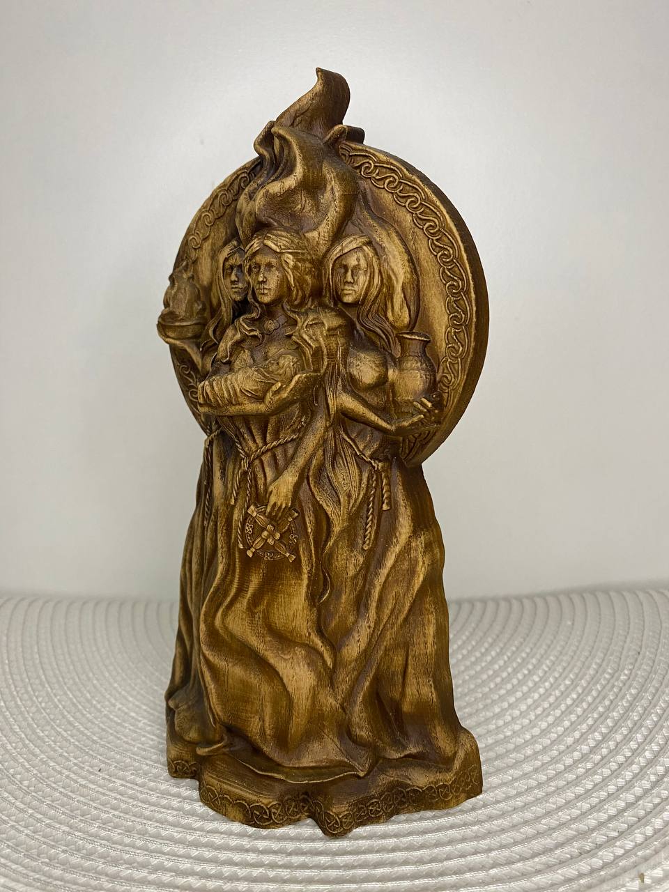 Brigid Fertility Goddess Celtic goddess Wooden statue