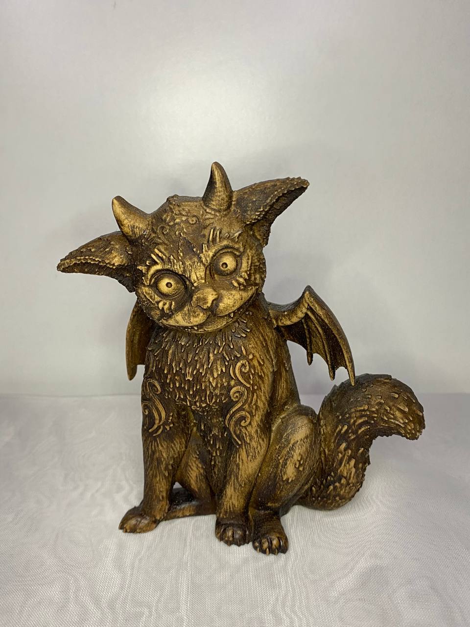 Pooka Puca Celtic mythology Celtic statue Irish folklore Fairy Mystical animal Animal totem Spirit animal Celtic carving Wood carving Pagan