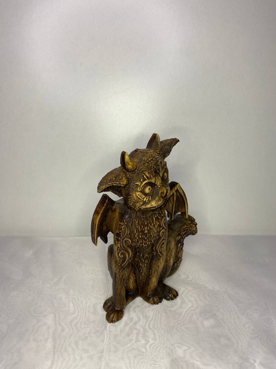 Pooka Puca Celtic mythology Celtic statue Irish folklore Fairy Mystical animal Animal totem Spirit animal Celtic carving Wood carving Pagan