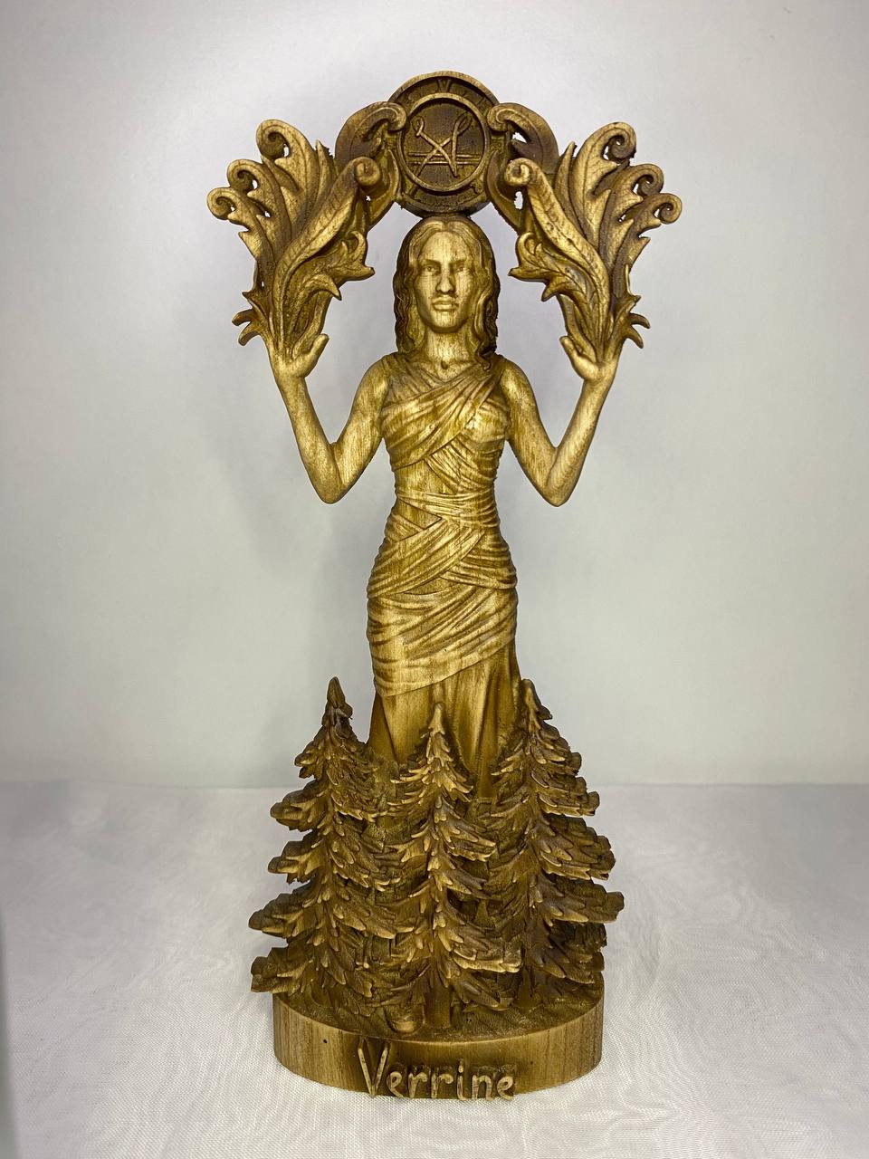 Goddess of fertility Sigil of verrine Lady verrine Green goddess Greek goddess Feminine energy Greek statue Goddess statue Greek mythology