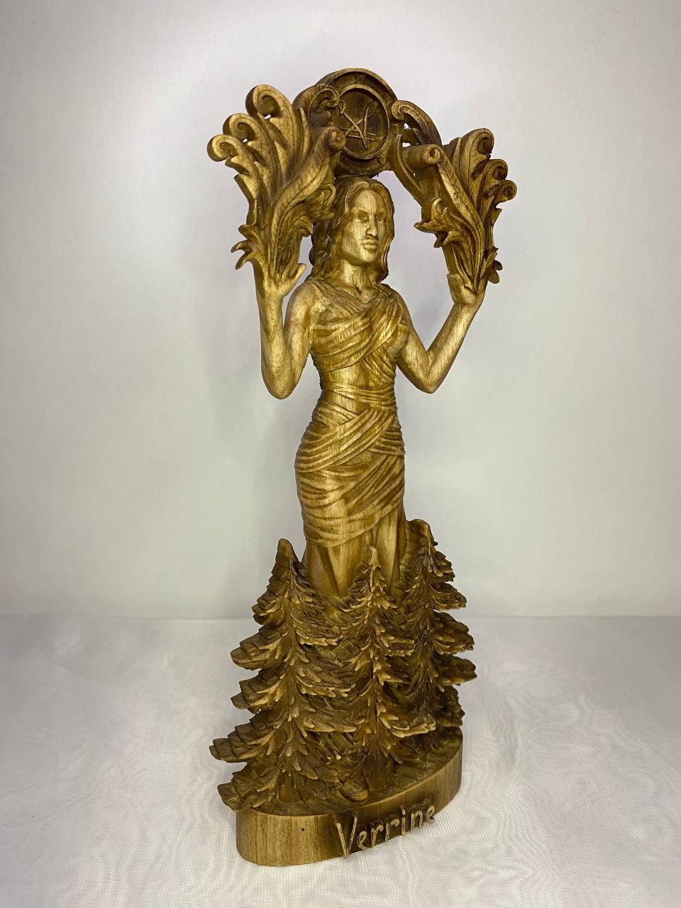 Goddess of fertility Sigil of verrine Lady verrine Green goddess Greek goddess Feminine energy Greek statue Goddess statue Greek mythology