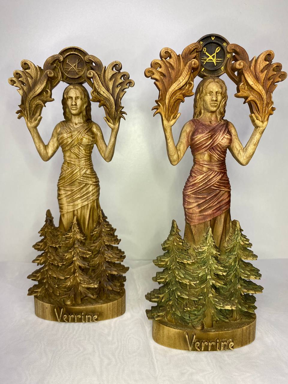 Goddess of fertility Sigil of verrine Lady verrine Green goddess Greek goddess Feminine energy Greek statue Goddess statue Greek mythology
