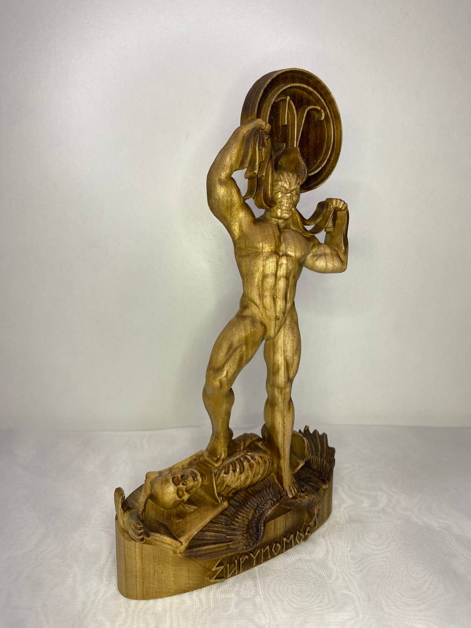 Eurynomous Satanic statue Occult decor Mayhem Demonolatry Sigil of eurynomous Demon decor Demon art Witchy decor Satan Ritual altar Demon