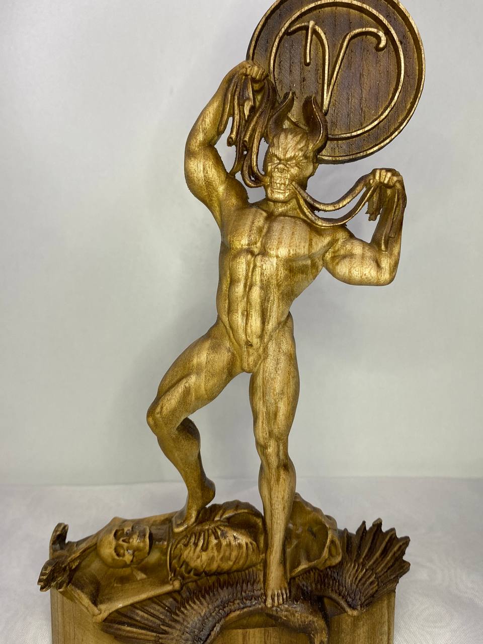 Eurynomous Satanic statue Occult decor Mayhem Demonolatry Sigil of eurynomous Demon decor Demon art Witchy decor Satan Ritual altar Demon