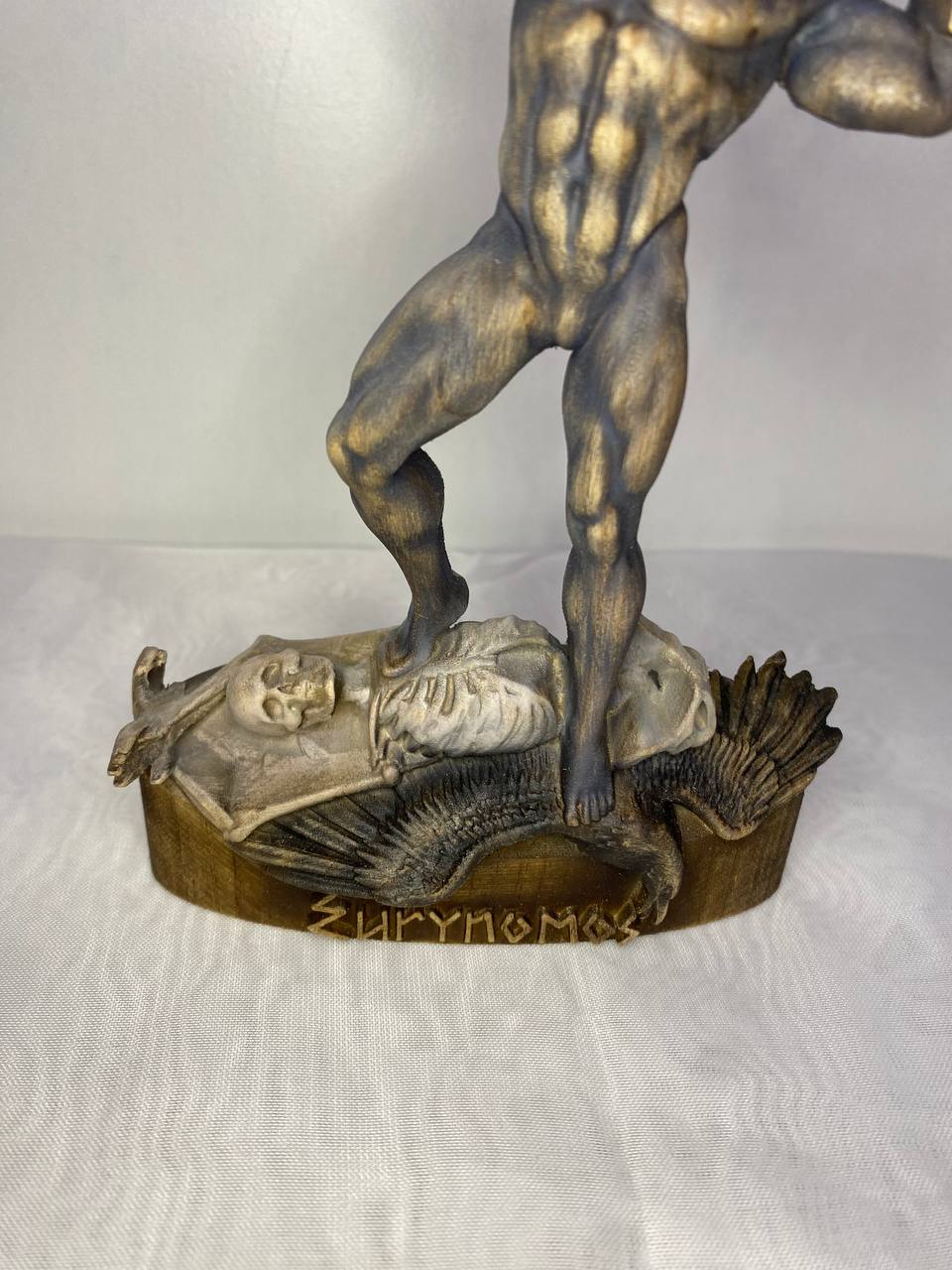 Eurynomous Satanic statue Occult decor Mayhem Demonolatry Sigil of eurynomous Demon decor Demon art Witchy decor Satan Ritual altar Demon