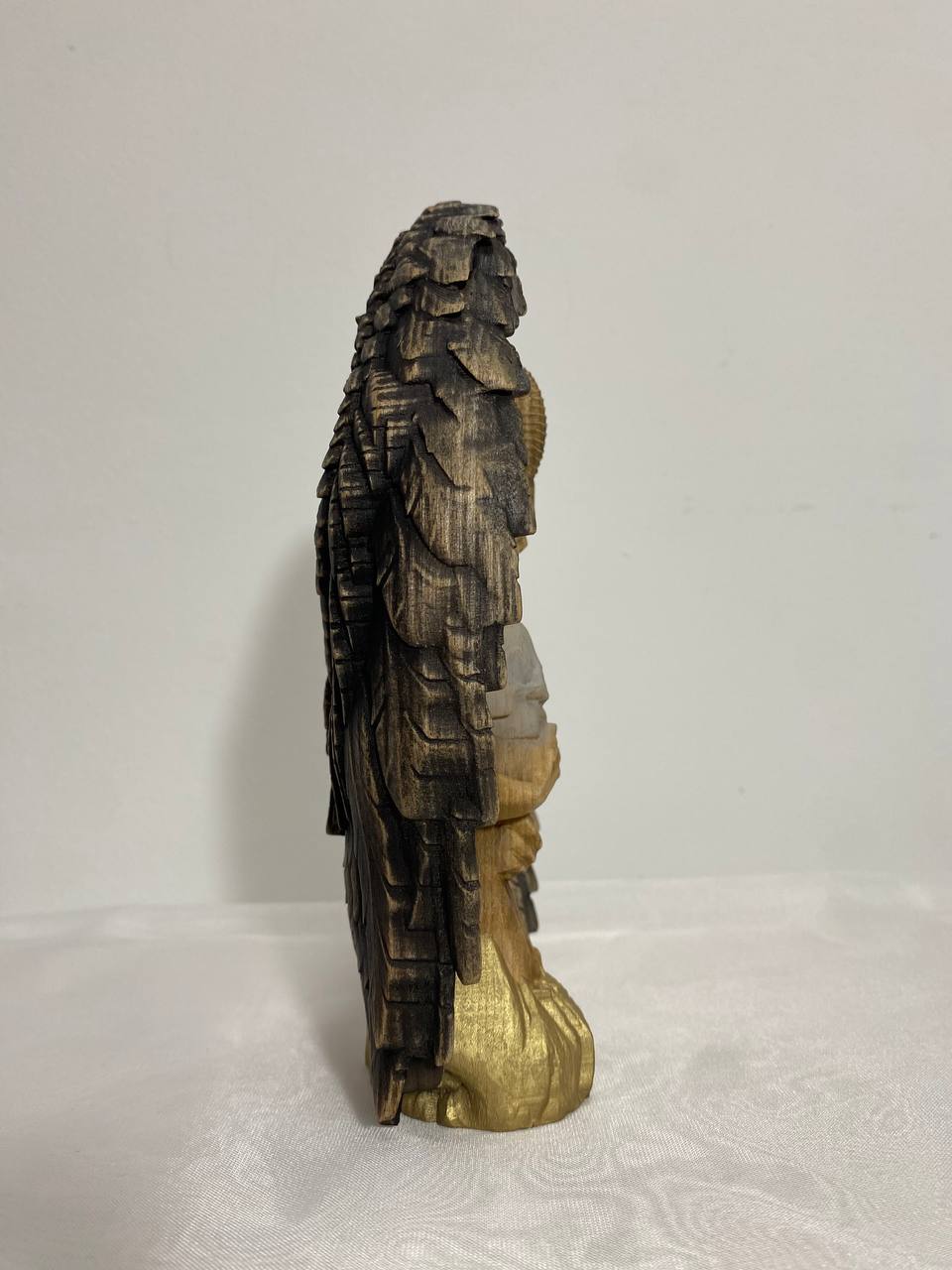 Demon Demon statue Satan statue Occult statue Demon decor Gothic decor Satanic statue Lucifer statue Wooden statue
