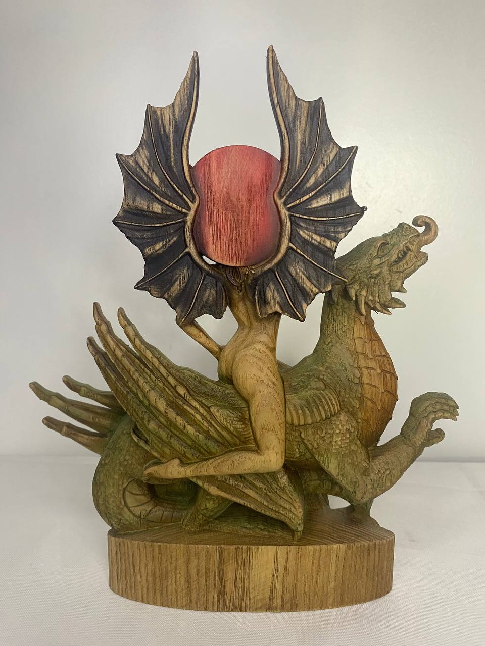 Astaroth Astaroth statue Astaroth sigl Demon statue Satan statue Witchcraft altar Ishtar statue Occult décor Gods statue Wood carved statue