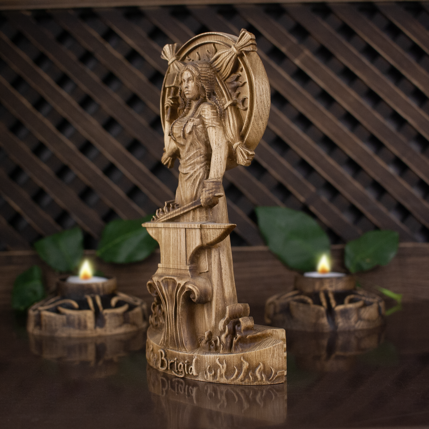 Goddess Brighid, Celtic goddess statue