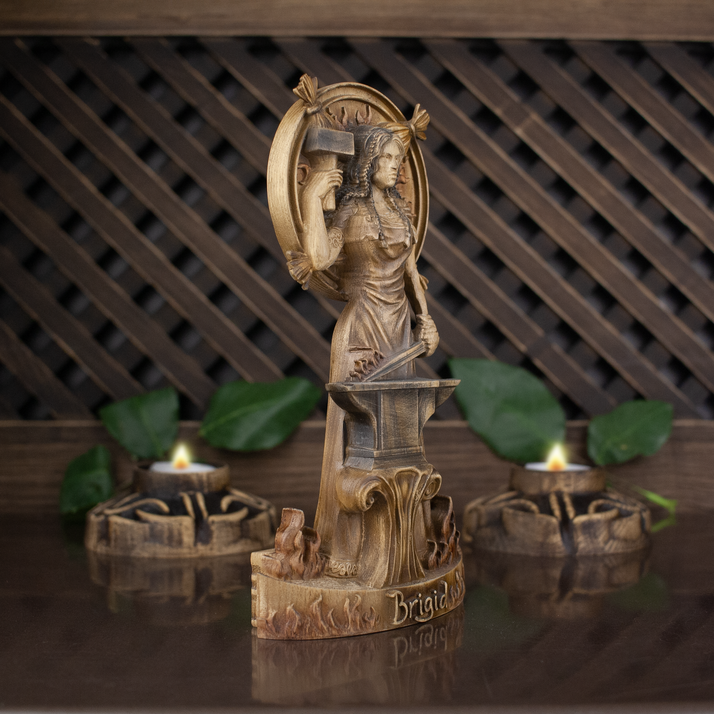Goddess Brighid, Celtic goddess statue