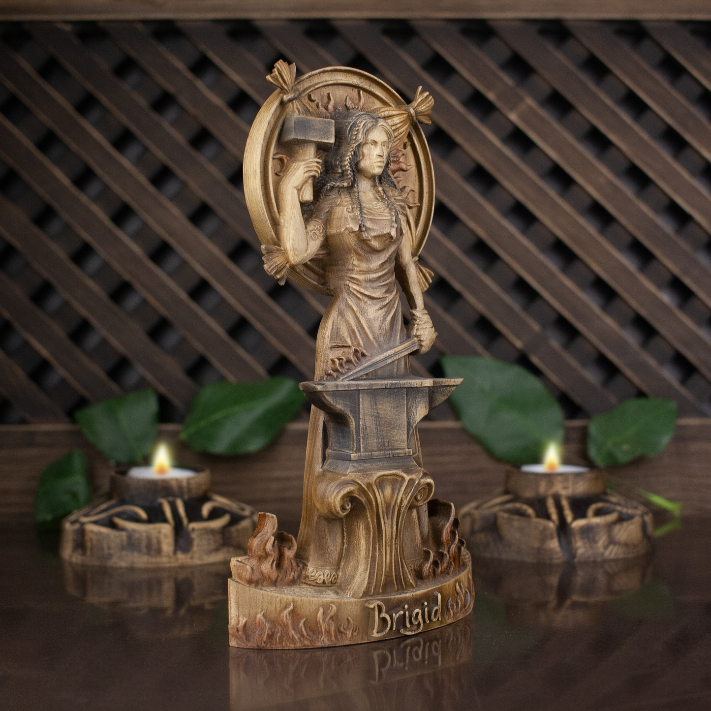Goddess Brighid, Celtic goddess statue