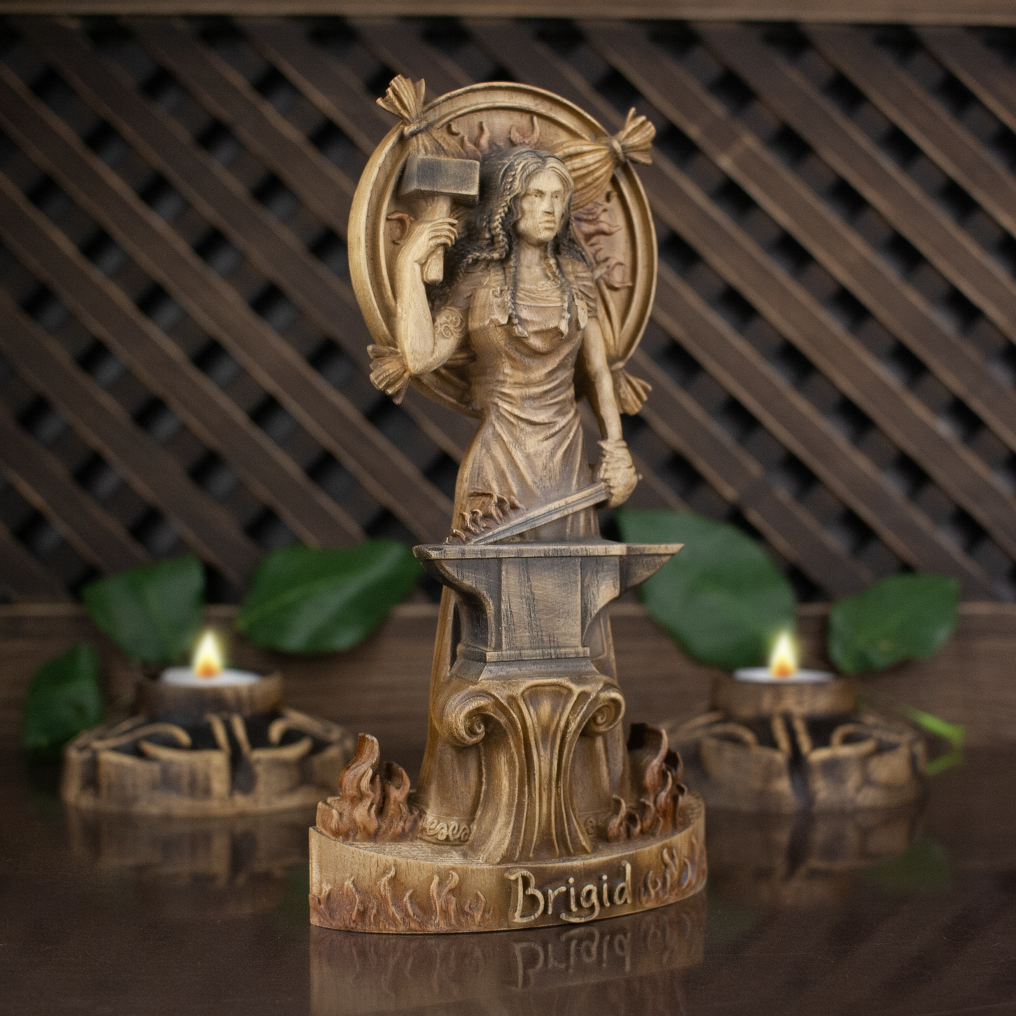 Goddess Brighid, Celtic goddess statue
