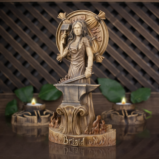 Goddess Brighid, Celtic goddess statue