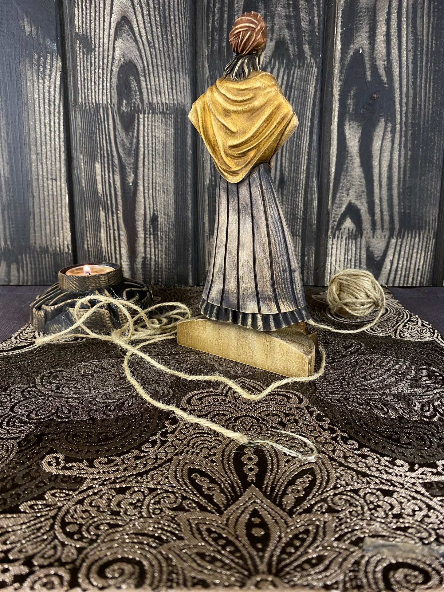 Marie laveau Voodoo queen Witch statue New orleands Marie laveau statue Witchcraft altar Spiritual Altar statue Voodoo décor Hoodoo statue