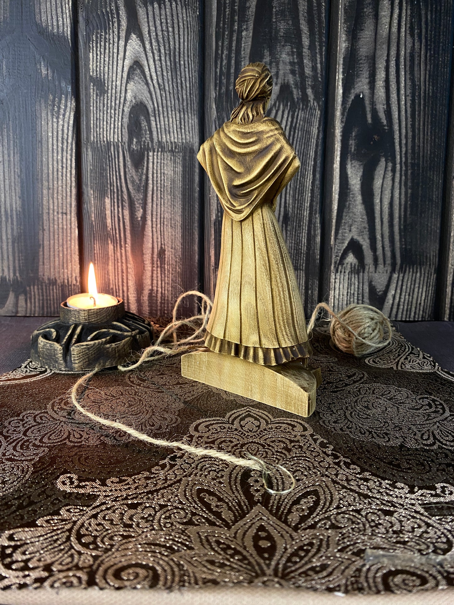 Marie laveau Voodoo queen Witch statue New orleands Marie laveau statue Witchcraft altar Spiritual Altar statue Voodoo décor Hoodoo statue