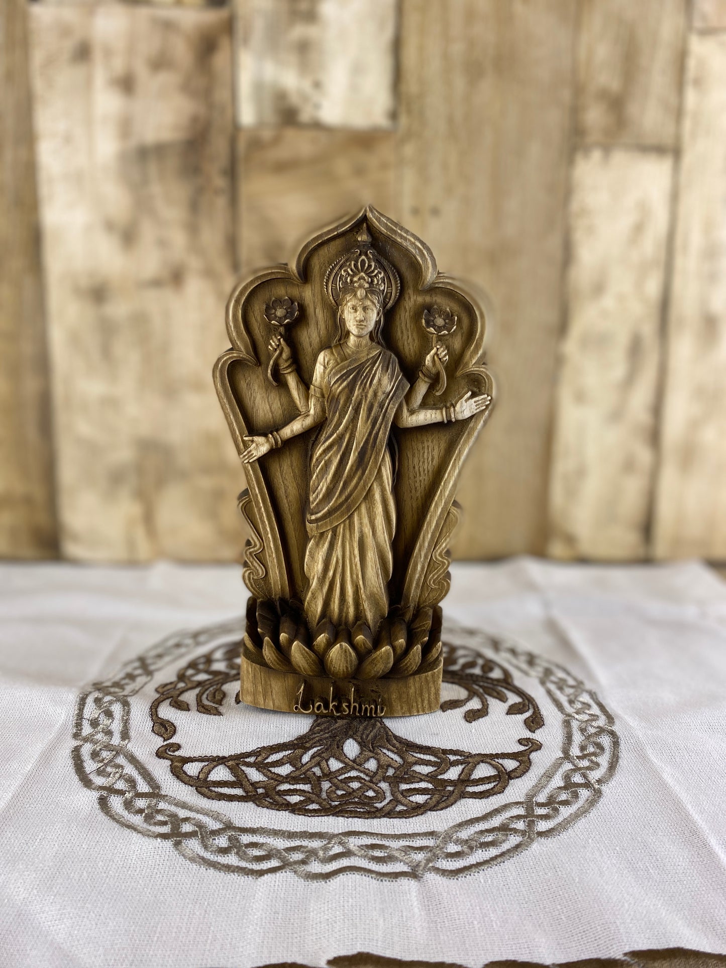 Lakshmi Statue Hindu Goddess Goddess Lakshmi Goddess Idol Goddess of Wealth Laxmi Statue Lakshmi Sculpture Hindu God Goddess Statue Hindu Art