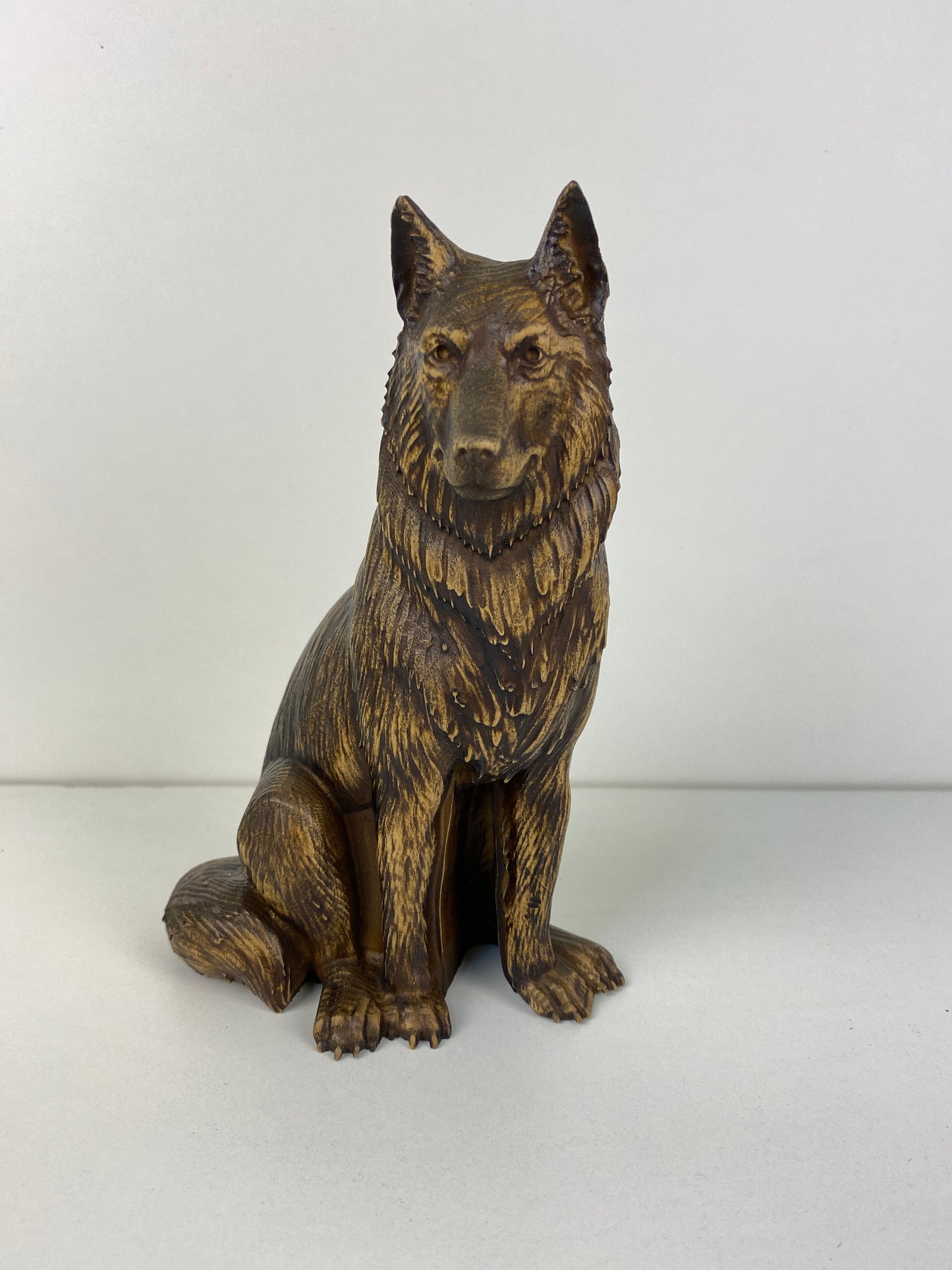 Wolf sculpture Wood wolf Wolf statue Wolf decor Norse mythology Fenrir Wolf art Viking wolf Wolf totem Wood carving Wooden wolf carved