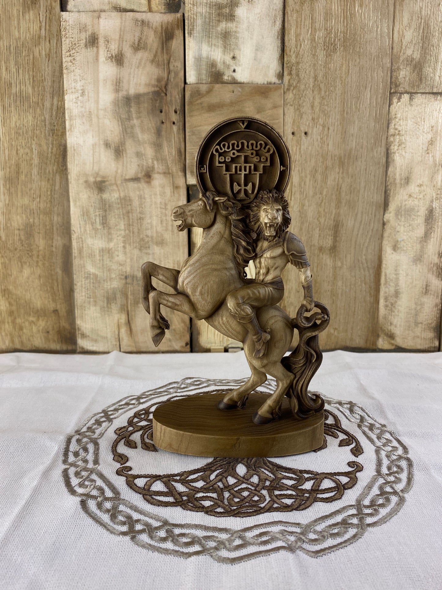 Vine demon King Vine Demon statue Demon seal Sigil Occult decor Goetia Ritual Ritual statue Satan statue Altar statue Woodcarving Witchcraft